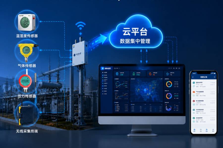 數(shù)據(jù)中心大屏實時監(jiān)控園區(qū)各項指標